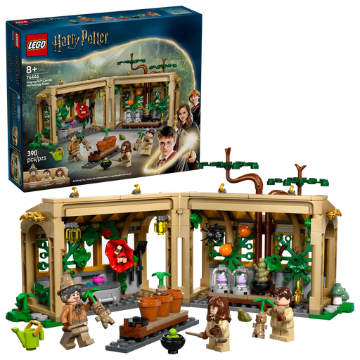 LEGO Harry Potter 76445: Invernadero de la Clase de Herbología con minifiguras