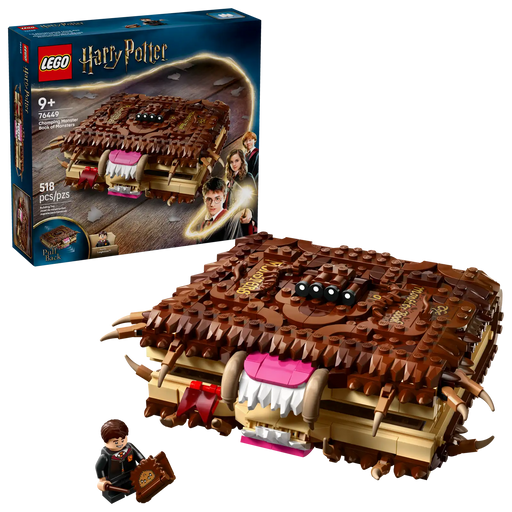 LEGO Harry Potter 76449: Monstruoso Libro de los Monstruos Mordedor con minifigura de Neville