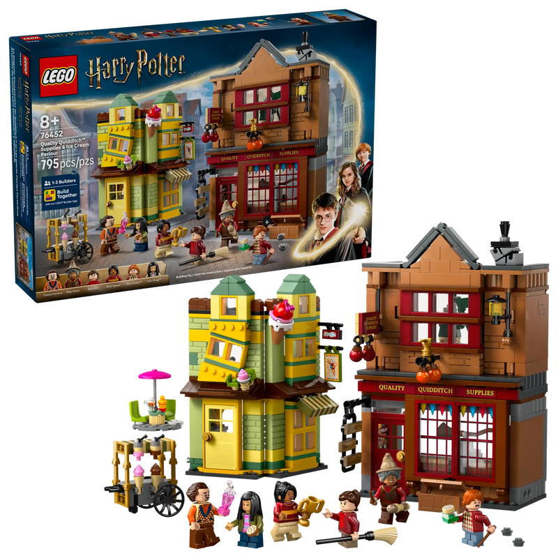 LEGO Harry Potter 76452 tiendas del Callejón Diagon con minifiguras
