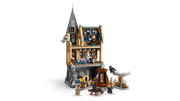 LEGO Harry Potter 76463 torre Hogwarts 38cm beige gris con 3 niveles, tejado, torre aguja y minifiguras
