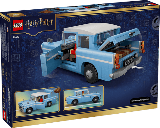 LEGO Harry Potter Ford Anglia 76470 caja 14+ años coche azul 25cm con puertas abiertas y maletero
