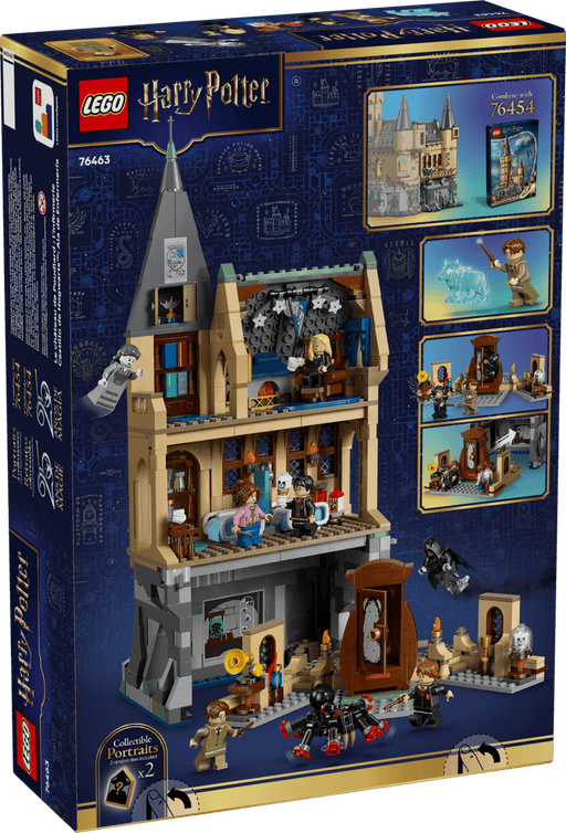 LEGO Harry Potter Hogwarts Ala Enfermería 76463 caja 9+ años torre 38cm, 7 minifiguras y 3 niveles
