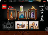 LEGO Ideas 21362 Colección de Minerales con cristales transparentes de colores en 3 bases expositoras construibles
