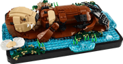 LEGO Ideas 21366 nutrias marinas mamá bebé agua olas
