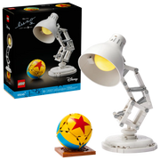 LEGO Ideas Luxo Jr. 21357 con lámpara articulada y pelota Pixar