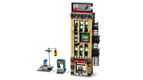 LEGO Marvel 76342 edificio Daily Bugle beige 33cm alto con escalera incendios, valla publicitaria
