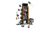 LEGO Marvel Daily Bugle 76342 batalla completa con Spider-Man, villanos, meca Rino y edificio 4 pisos
