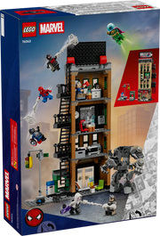 LEGO Marvel Daily Bugle 76342 caja 10+ años edificio 4 plantas, 7 minifiguras Spider-Man y meca Rino
