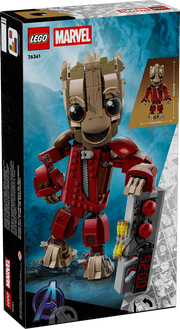 LEGO Marvel Groot Traje Saqueador 76341 caja 10+ años con figura 25cm articulada y detonador

