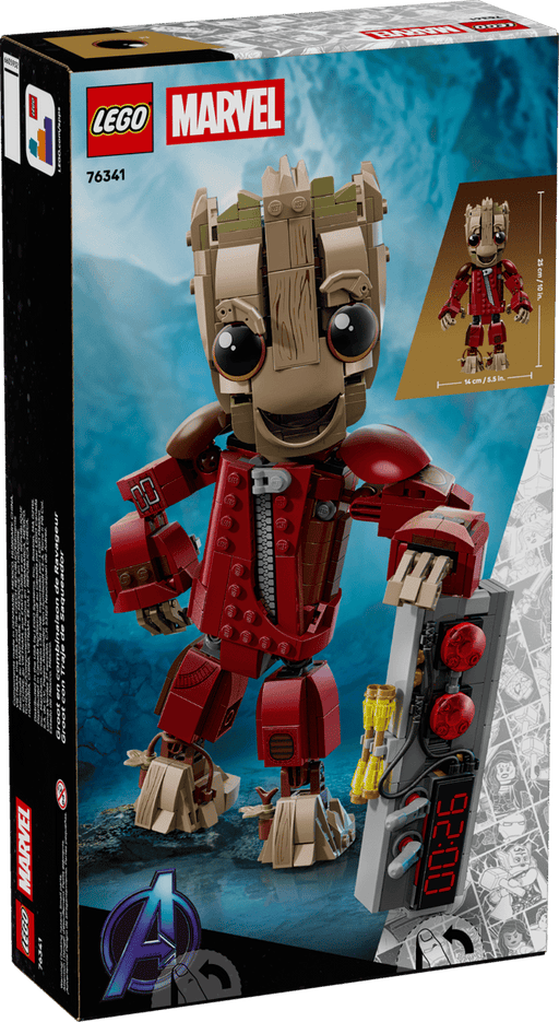 LEGO Marvel Groot Traje Saqueador 76341 caja 10+ años con figura 25cm articulada y detonador
