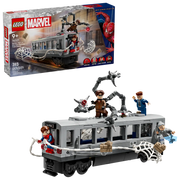 LEGO Marvel Spider-Man vs. Doc Ock Tren Subterráneo 76321 - Set de 393 piezas con tren construible, 4 minifiguras y tentáculos articulados
