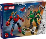 LEGO Marvel Spider-Man vs Doc Ock 76338 caja 6+ años con dos armaduras robóticas y tres minifiguras batalla
