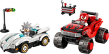 LEGO Sonic 77118 carrera completa Silver vs Knuckles con semáforo, caja herramientas y Chaos Emeralds
