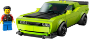 LEGO Speed Champions Dodge Challenger SRT Hellcat 77237 - Maqueta de 390 piezas con capó largo, rejilla frontal y tubo de escape doble
