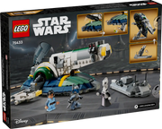 LEGO Star Wars 75433 Nave Estelar de Jango Fett - Caja del set de construcción de 707 piezas con Jango Fett y minifiguras
