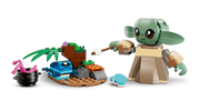 LEGO Star Wars 75443 figura Grogu articulada con chimenea, olla tentáculos, rana azul y catapulta
