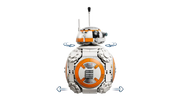 LEGO Star Wars BB-8 75452 con cabeza giratoria automática en direcciones aleatorias sobre superficie plana
