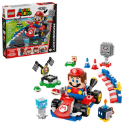 LEGO Super Mario Mario Kart 72043 - Set de 278 piezas con figura interactiva de LEGO Mario, Kart Estándar y circuito construible
