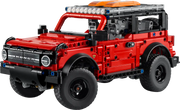 LEGO Technic 42213 Ford Bronco montado - Furgoneta todoterreno roja con portaequipajes y rueda de repuesto

