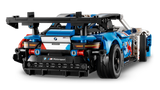 LEGO Technic 42226 BMW M4 GT3 EVO vista trasera azul rojo

