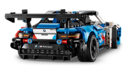 LEGO Technic 42226 BMW M4 GT3 EVO vista trasera azul rojo
