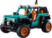 LEGO Technic 42227 Jeep Wrangler Rubicon turquesa naranja

