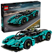 LEGO Technic Aston Martin Valkyrie 42208 en color verde y lima con diseño realista