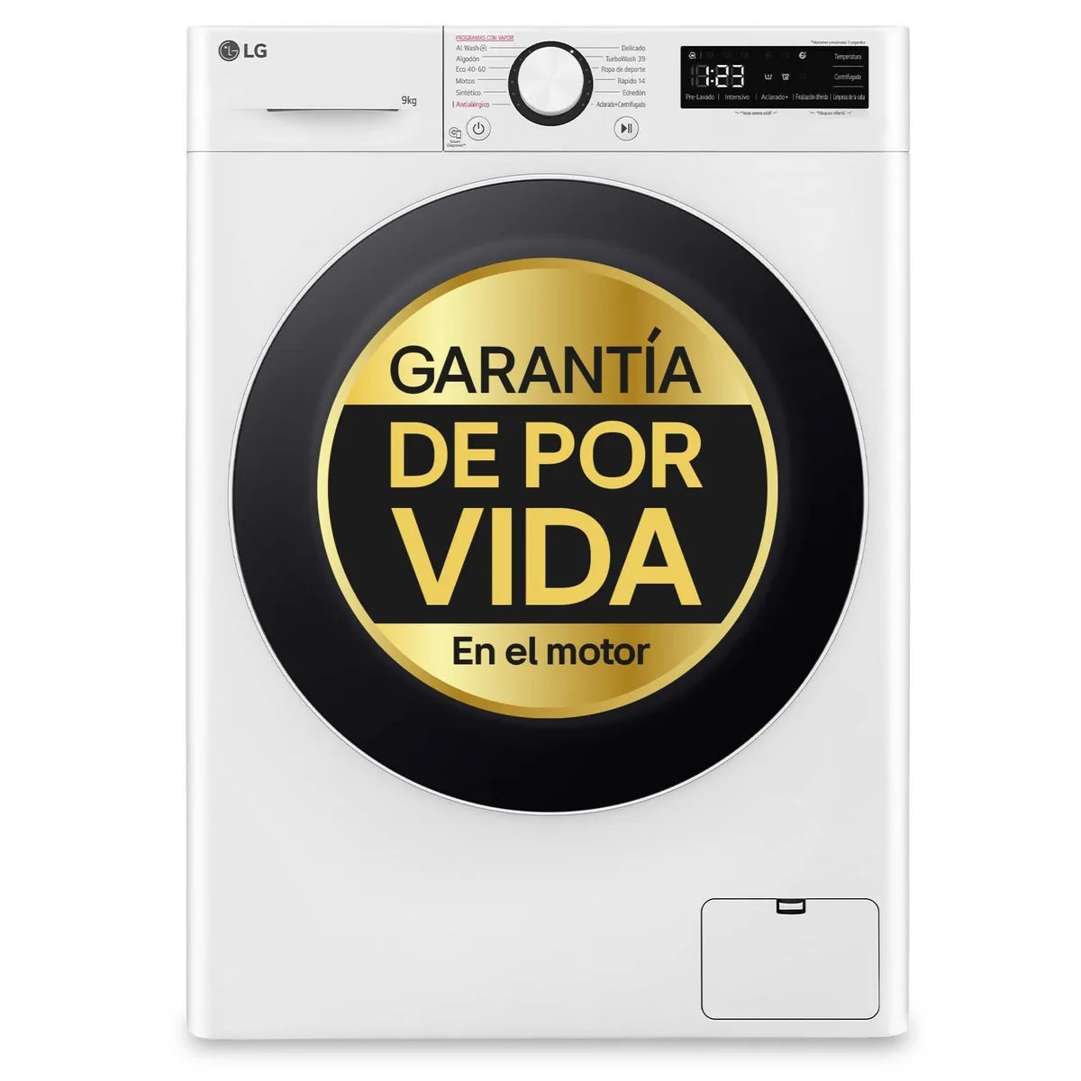 Lavadora LG F4WR6009A0W 9 kg