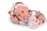 Recién Nacida Lúa con Babero — Muñecas Antonio Juan, ref. 33390 (vista 4)
