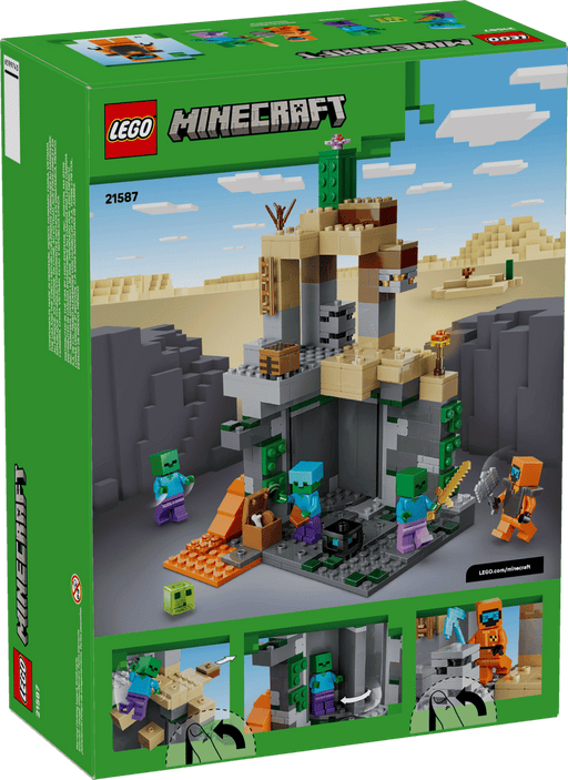La Mazmorra Zombi LEGO Minecraft - Caja ref. 21587 con 284 piezas