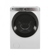 Lavasecadora Hoover H-WASH&DRY 550 H5DPB485BC9/1S blanca con puerta negra, capacidad 8kg lavado 5kg secado, motor inverter clase energética A
