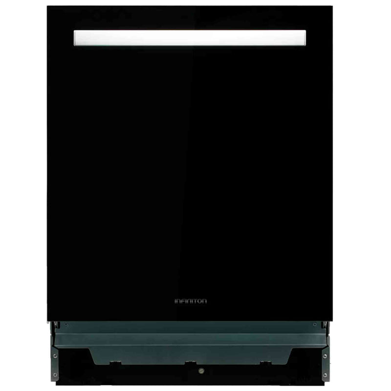 Lavavajillas Infiniton DIW-G61N – 15 Servicios, Cristal Negro, Clase D