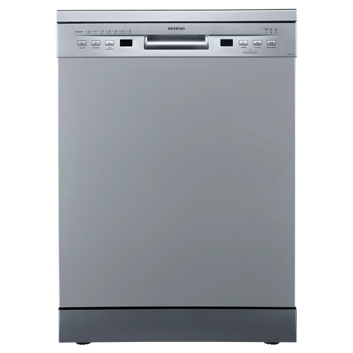 Lavavajillas DIW-60.6S de 60cm acabado plata con panel de control electrónico LED, capacidad para 12 servicios, función Extra Drying y 7 programas de lavado
