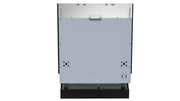 Lavavajillas integrable ARTICA ALVI76030D de 60cm con puerta de acero inoxidable, panel de control negro con pantalla digital, capacidad para 14 servicios y sistema de apertura automática
