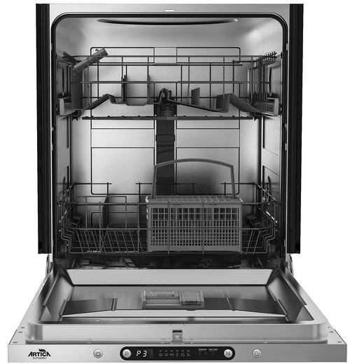 Lavavajillas integrable Artica LVJ ALVI6600D con panel negro