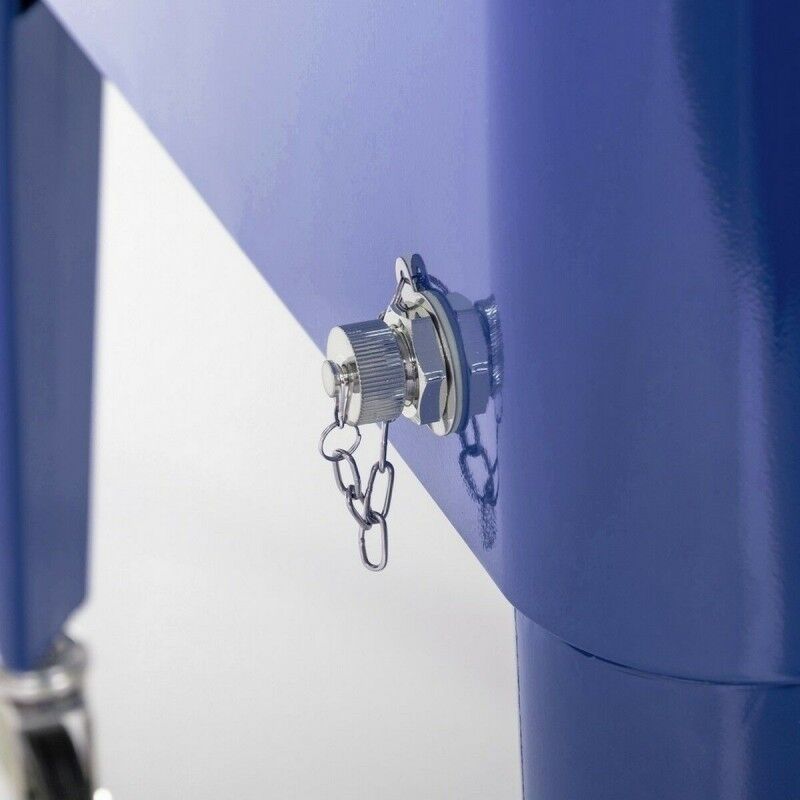 Ldk Nevera Vintage con ruedas metal Cobalto 74x43x80 (732898)