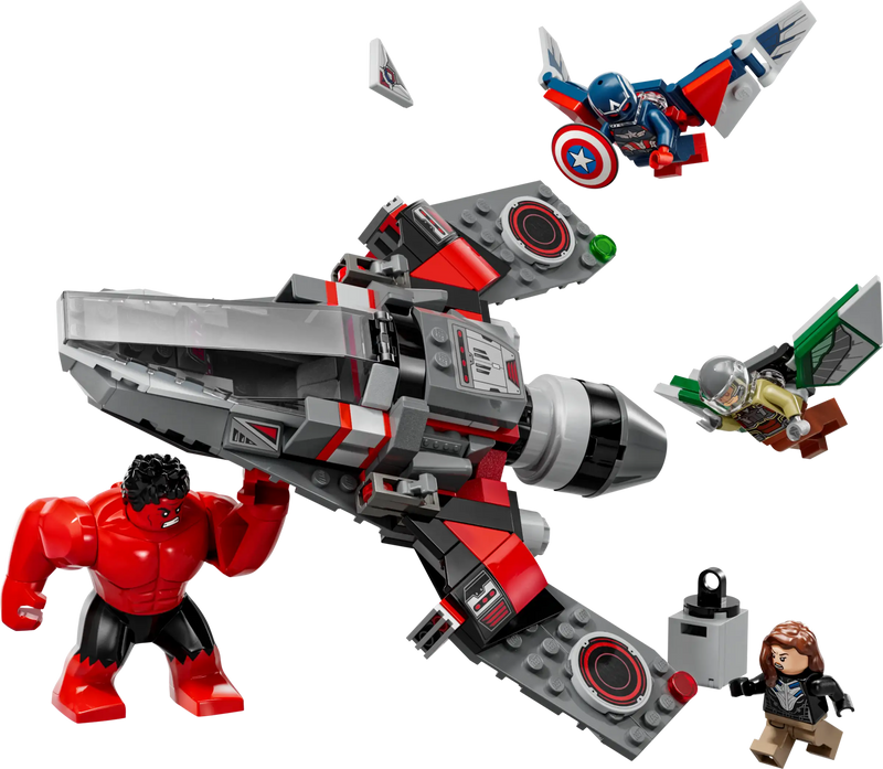 Lego Batalla entre el Capitán América y Hulk Rojo (76292)