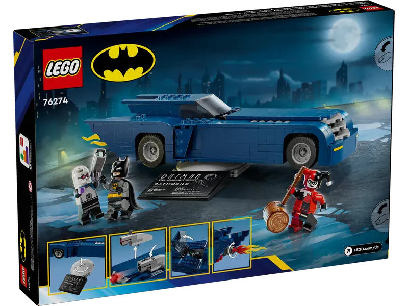 Lego Batman con Batmovil vs. Harley Quinn y Mr Freeze (76274)