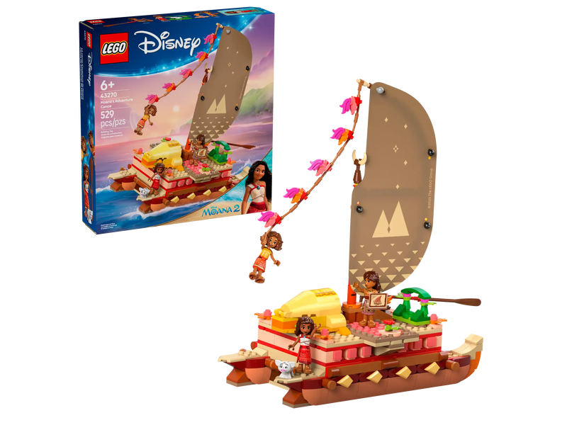 Lego Canoa de Aventuras de Vaiana (43270)