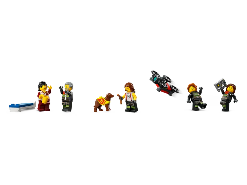 Lego City Fire Parque De Bomberos Con Camión De Bomberos (60414)