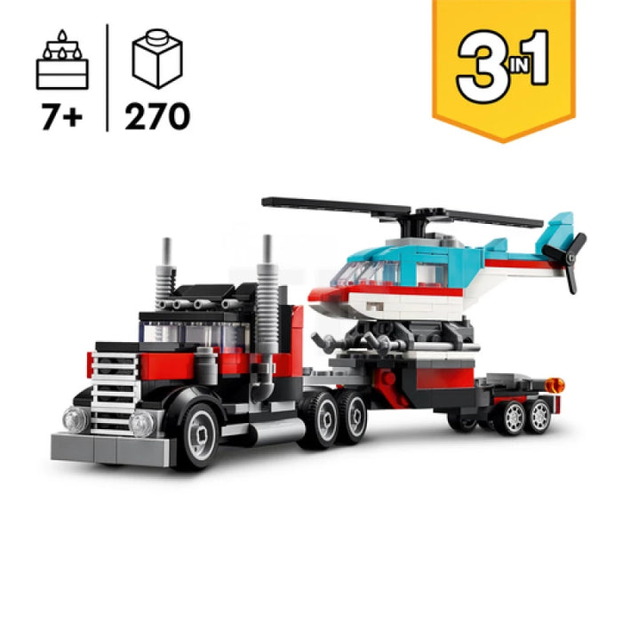 Lego Creator Platform Truck with Helicopter (31146)