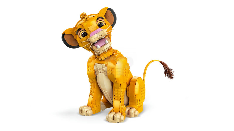 LEGO Disney 43247 El Rey León Simba Joven - Clásico Disney Coleccionista