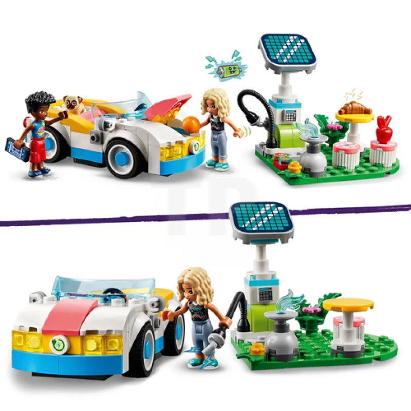 Lego Friends Coche Eléctrico y Cargador Vehículo de Juguete (42609)