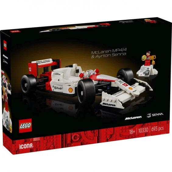 Lego Icons McLaren MP4/4 y Ayrton Senna (10330)