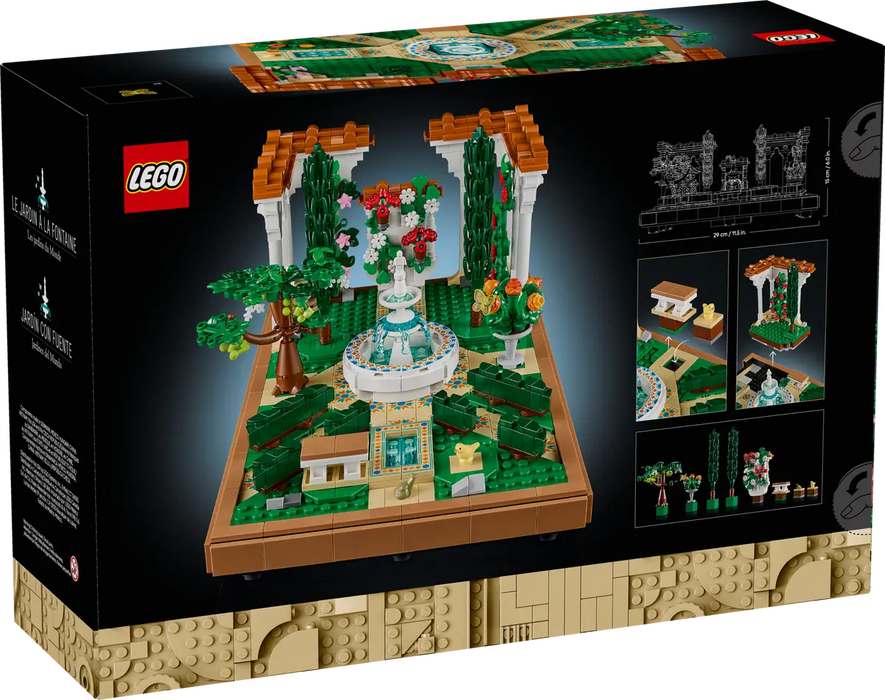 Lego Jardín con fuente (10359)