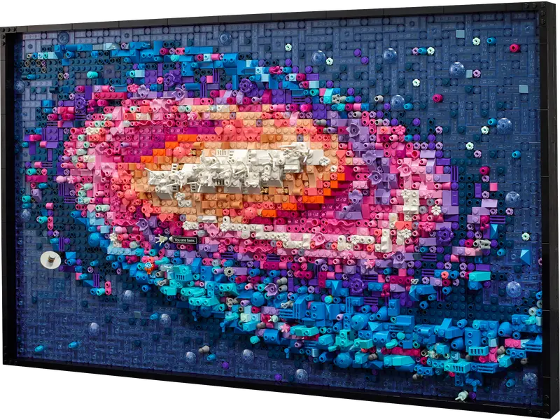 LEGO 31212 Galaxia Vía Láctea - LEGO Art Modelo Cósmico para Adultos