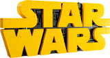 Logotipo de Star Wars LEGO 75407 totalmente montado y expuesto