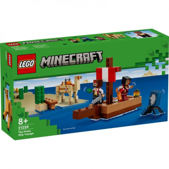 Lego Minecraft El Viaje en el Barco Pirata (21259)
