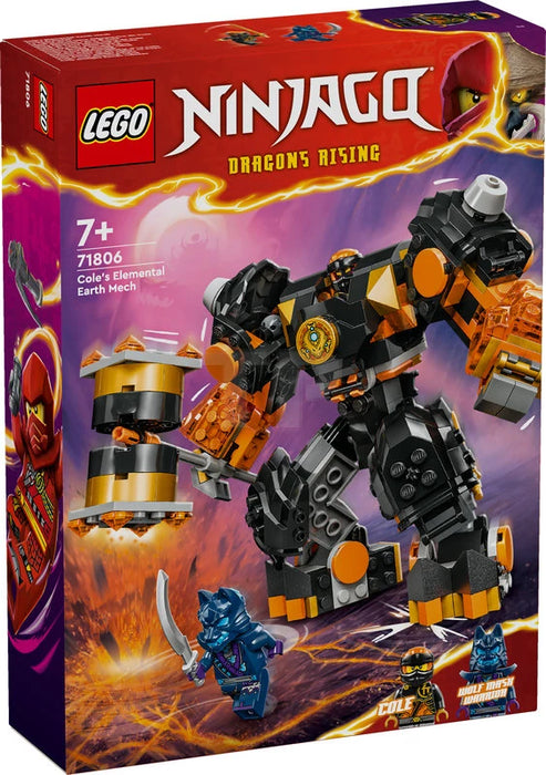 Lego Ninjago Meca Elemental de la Tierra de Cole (71806)