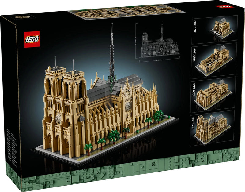 LEGO 21061 Notre Dame de París - Architecture Catedral Gótica Histórica